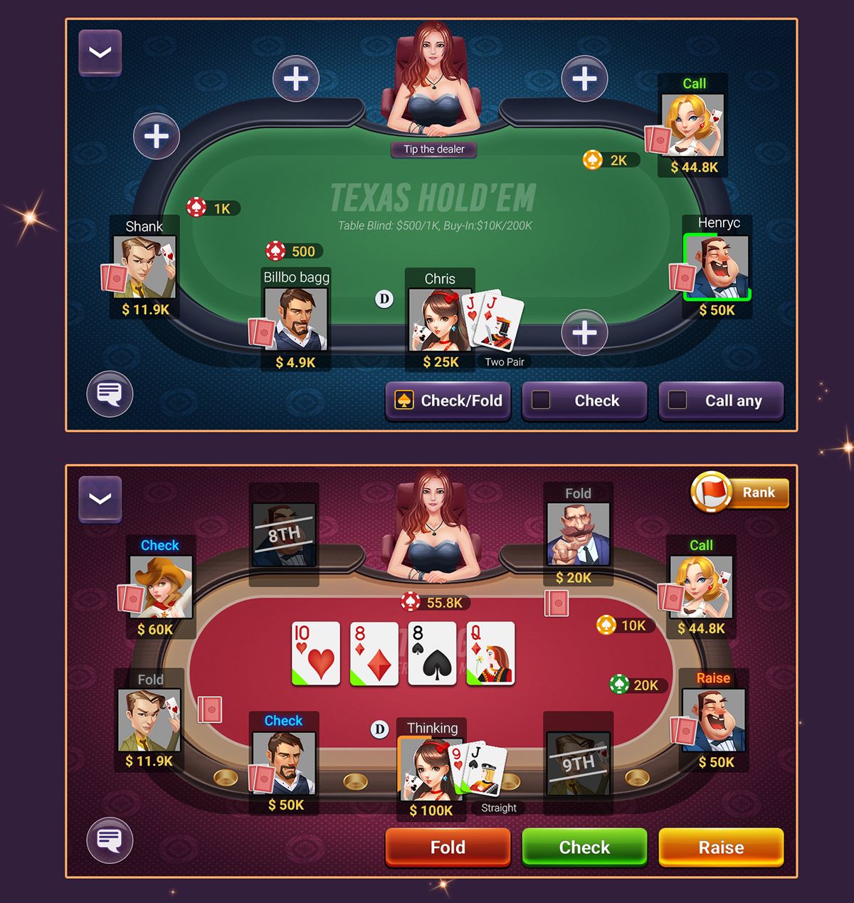 Cashman Casino آن لائن کیسینو میں اصل گیمز